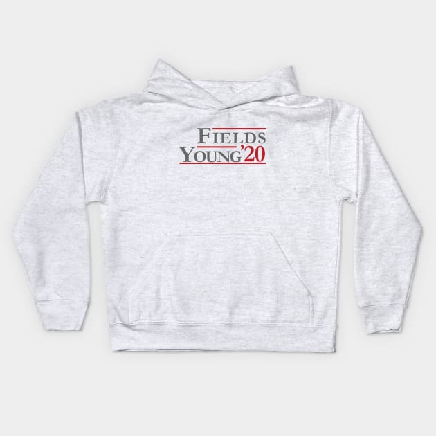 Fields & Young For President Kids Hoodie by Parkeit